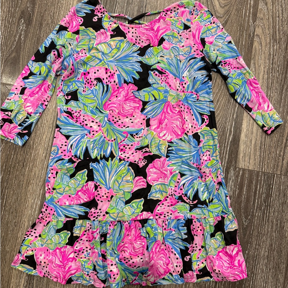 Floral Kids Dress - Pink, Blue, Green
